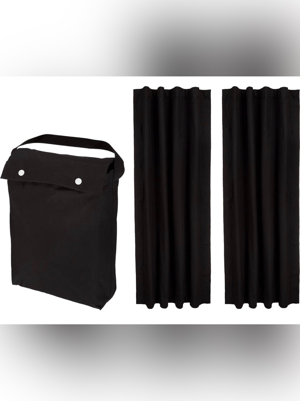 Portable Energy Saving Noise Reducing Blackout Curtain Shade with Suction Cups